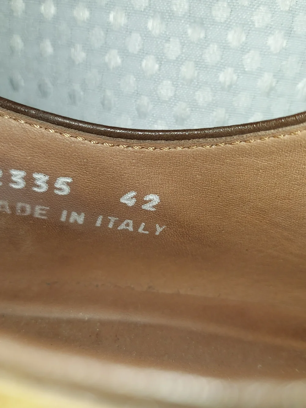 Calzoleria Toscano Men's Cognac Leather Lace-Up Brogue Derbys